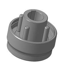101073AS Муфта з лівою навивкою 